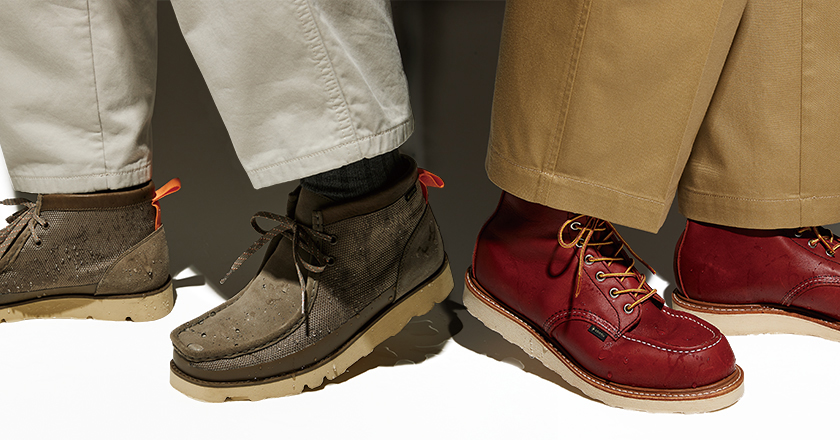 RED WING レッド・ウィングとClarks Originals クラークス オリジナルズのゴアテックス内蔵ブーツ