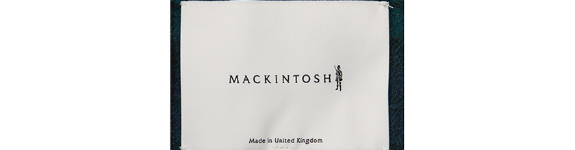 MACKINTOSH マッキントッシュ 英国製タグ