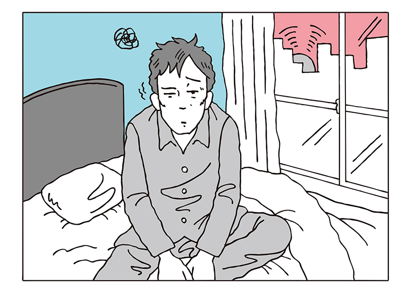 目覚めが悪い