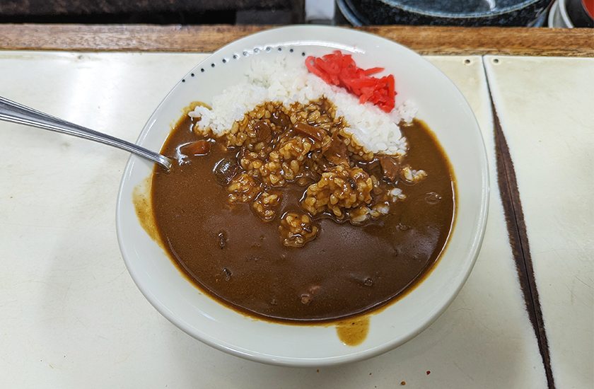 きぬそば ミニカレーライス