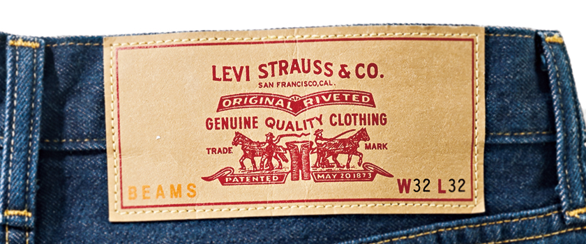 LEVI'S×BEAMS リーバイス×ビームスのスーパーワイドジーンズ