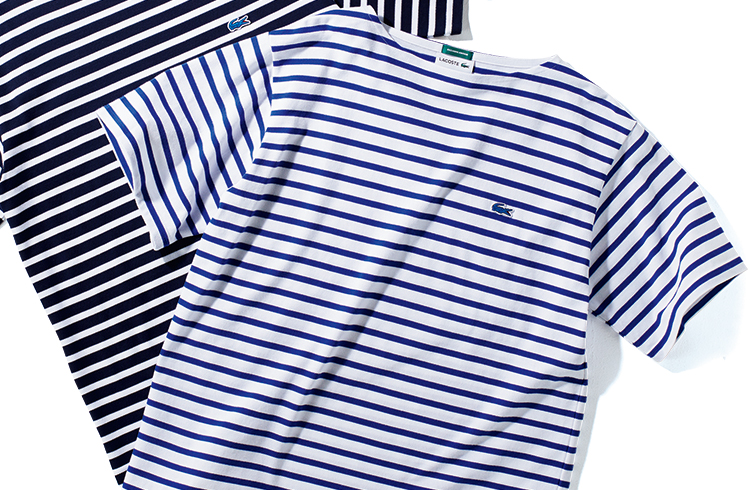 限定コラボ！SHIPS×ラコステボーダー半袖鹿子Tシャツ5XL別注シップス紺白 SHIPS tシャツ SHIPS: ランダム ボーダー Tシャツ メンズ : ZOZOTOWN