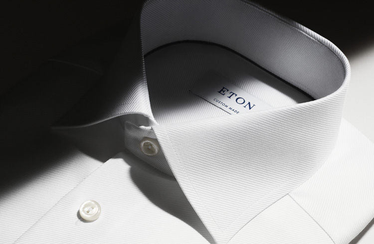 通年物34，000円新品ETONイートン★スウェーデン発！シャツの王様「ETON」プレミアムコットン白ドレスシャツ【首回り40cm＝日本L】 オーバル型スポットランプ中古2品&frasl;台SETブルー LEDマーカーランプ