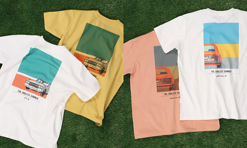 The Endless Summer × NISSANのGTR-002 T-SHIRTとFAIRLADY Z-002 T-SHIRT