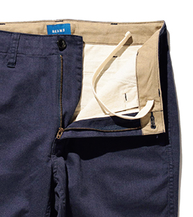 BEAMS ビームスのカラースキーム アンクル チノパンツ