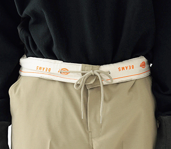 Dickies×BEAMS ディッキーズ×ビームスのルーズポリエステルカーゴパンツ