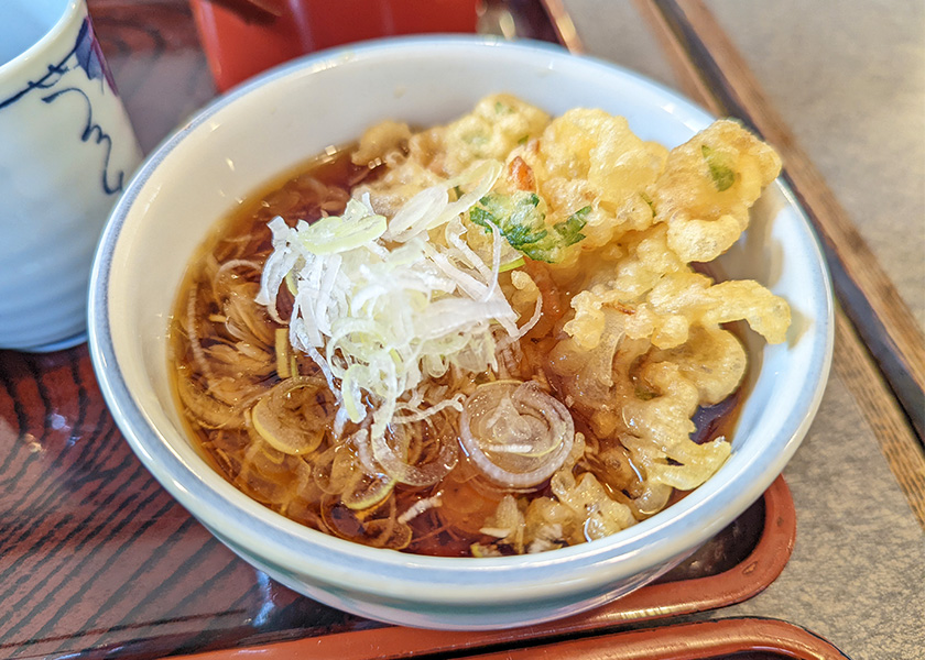 麺房 八角 大倉山店 かき揚げつけ天そば