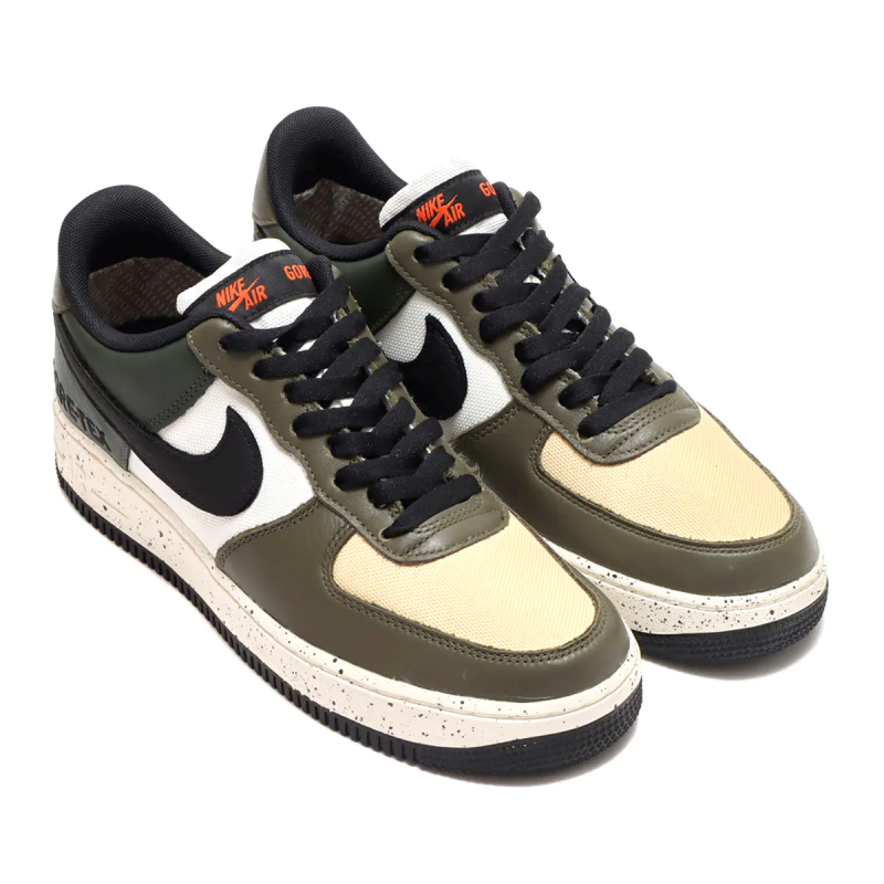 NIKE AIR FORCE 1 GTX MEDIUM OLIVE/BLACK-CARBON GREEN-SAIL