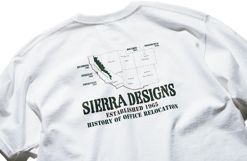 SIERRA DESIGNS シエラデザインズ リロケーションＴシャツ