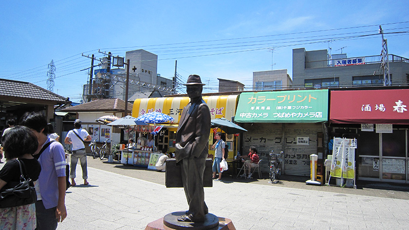 再開発前の柴又駅前