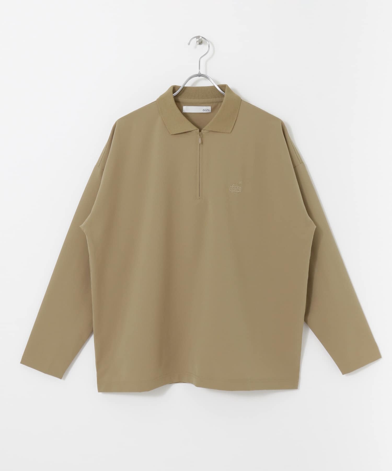 PrimeflexジップポロロングTシャツ