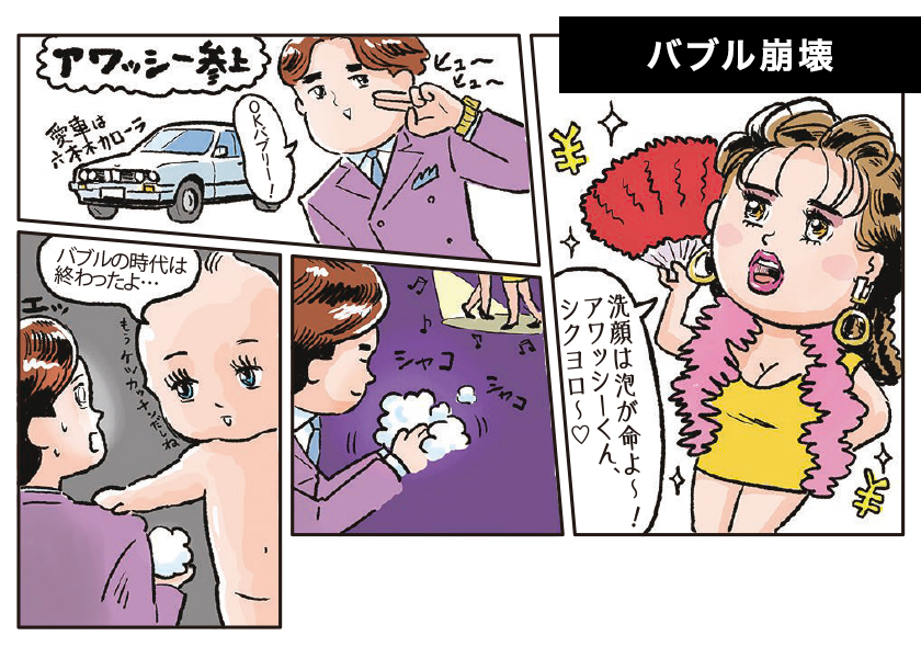 バブル崩壊 マンガ