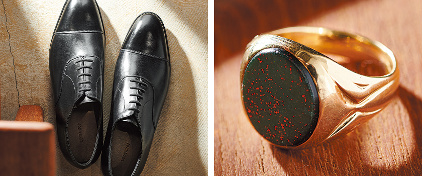 John Lobb ジョンロブのシティⅡとTiffany ティファニーのヴィンテージリング