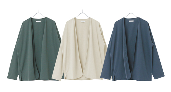 アーバンリサーチ ドアーズのUR TECH ひやサラクール Air Dry ポンチカーディガン