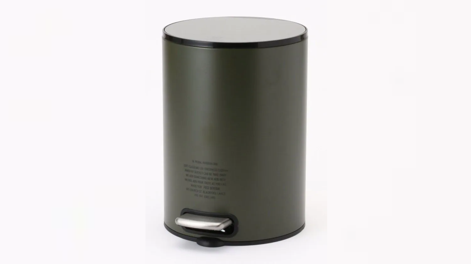 POST GENERAL/PEDAL RUBBISH BIN 5L