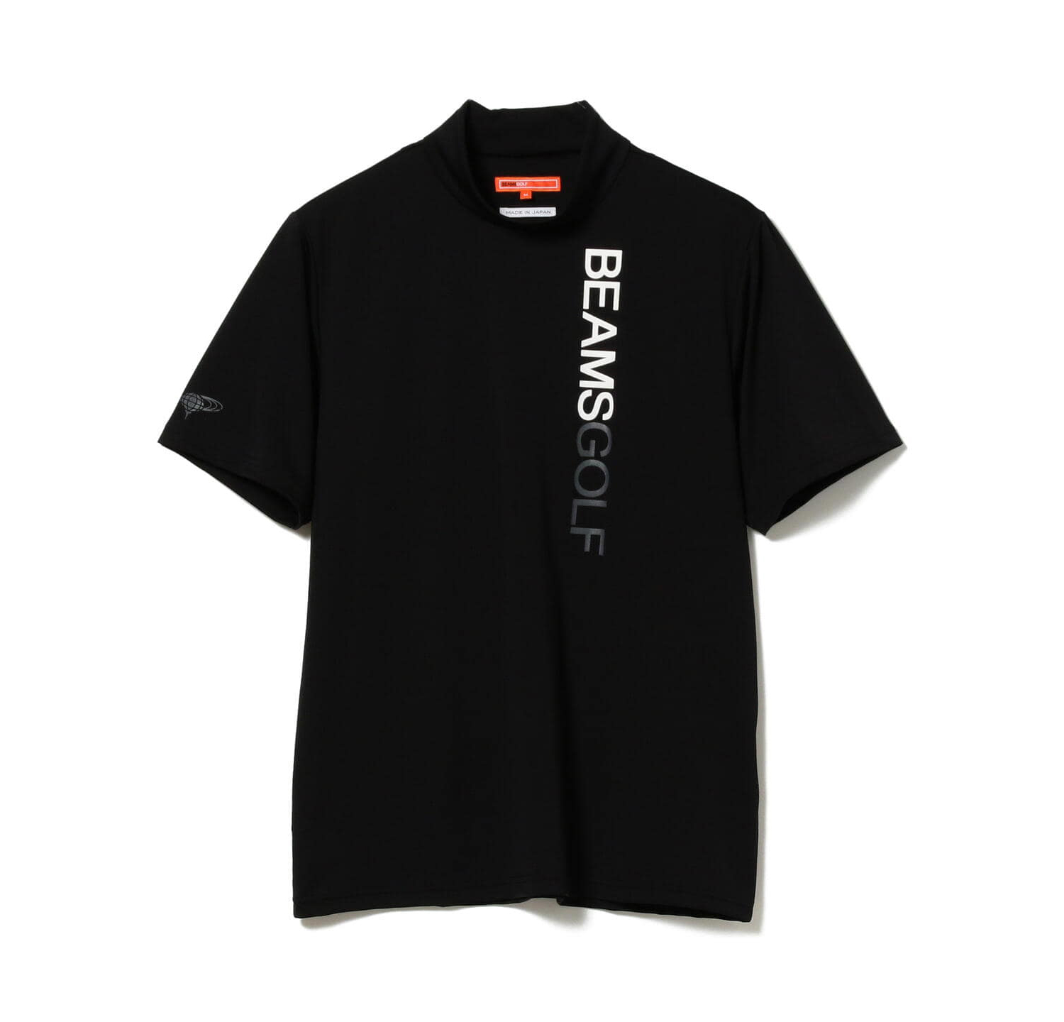 スポーツロゴモックネックシャツ