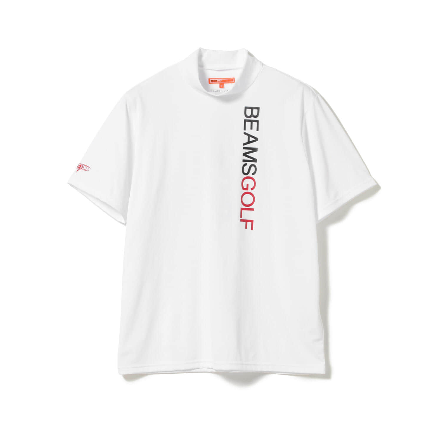 スポーツロゴモックネックシャツ