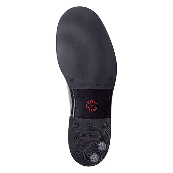 WHEEL ROBE ウィールローブのプレーントウブラッチャーブラック #15066 PLAIN TOE BLUCHER BLACK