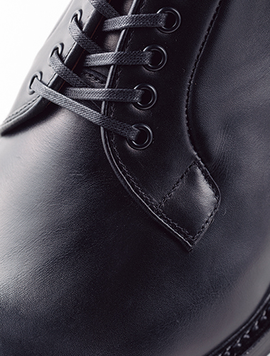 WHEEL ROBE ウィールローブのプレーントウブラッチャーブラック #15066 PLAIN TOE BLUCHER BLACK