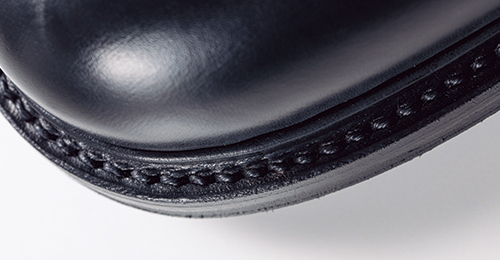 WHEEL ROBE ウィールローブのプレーントウブラッチャーブラック #15066 PLAIN TOE BLUCHER BLACK