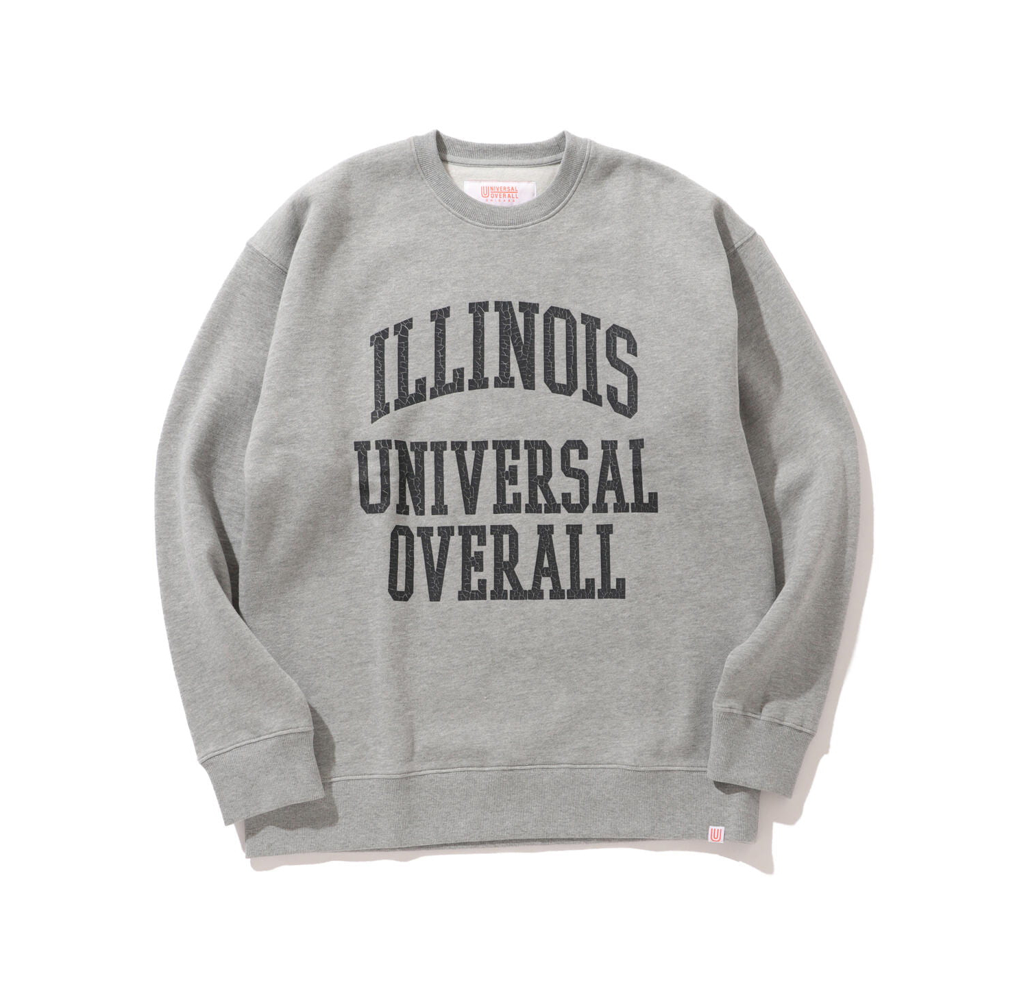 UNIVERSAL OVERALL x B:MING by BEAMS / 別注 カレッジプリント スウェットシャツ