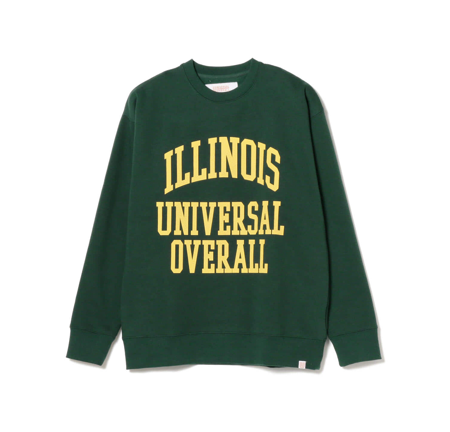 UNIVERSAL OVERALL x B:MING by BEAMS / 別注 カレッジプリント スウェットシャツ