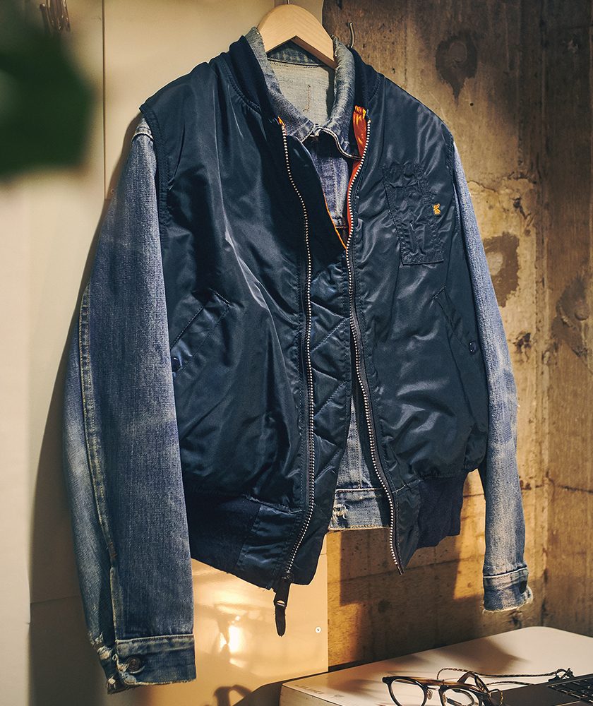 ALPHA INDUSTRIES 1990s アルファ インダストリーズのMA-1ベスト