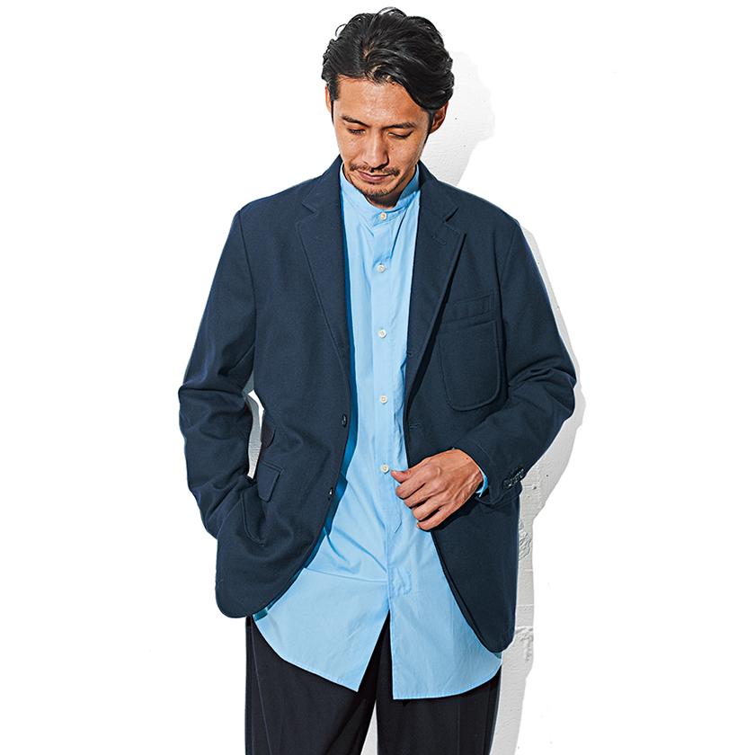 ENGINEERED GARMENTS for SOUTHWICK エンジニアド ガーメンツ フォー サウスウィックのネイビーブレザージャケット