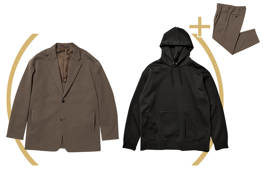 ORIHICA オリヒカのナナゴーキュースラックスのセットアップスタイル