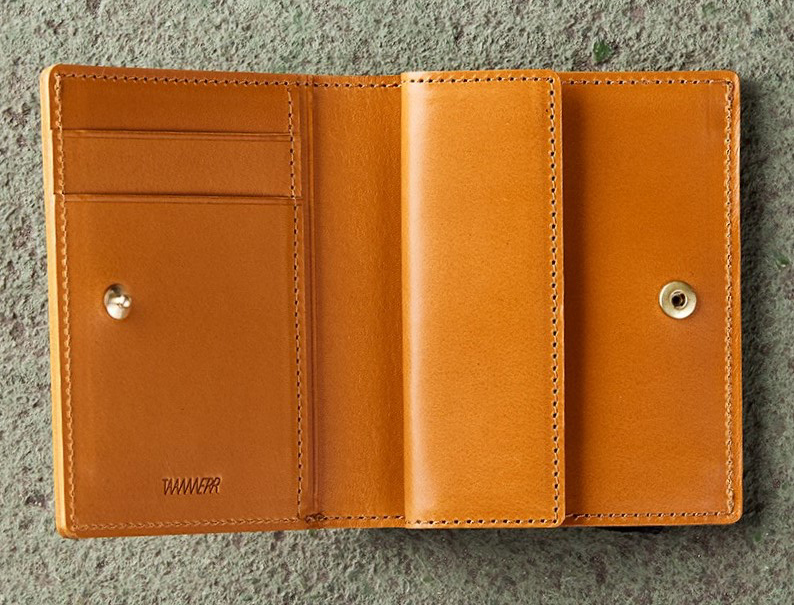 TAANNERR タァンネリルのナチュラル ベジタブル タン ハーフウォレット