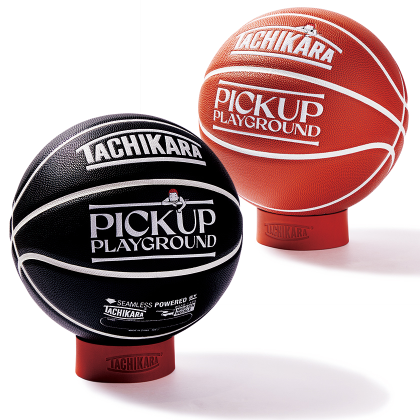 PICK UP PLAYGROUND TACHIKARA BALL PACK ピックアッププレイグラウンド タチカラ Brown White Black White