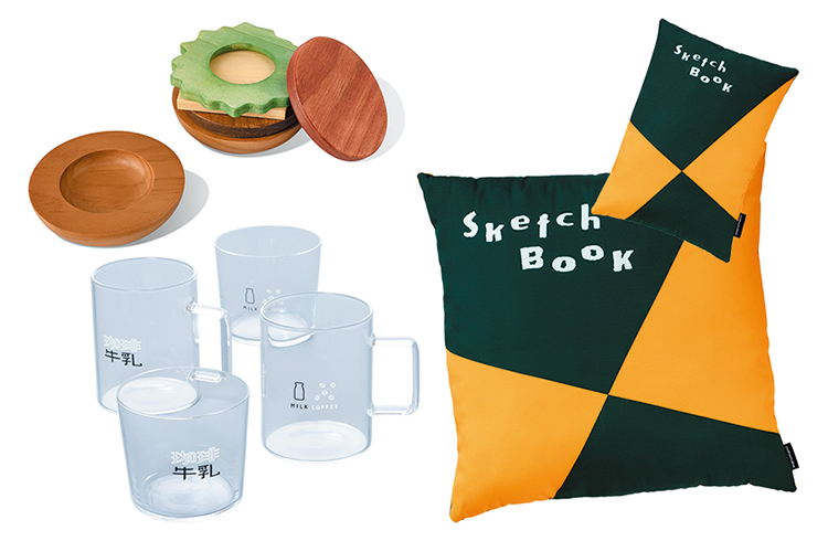 光るグラスがヴィレッジヴァンガードの別注で魅力アップ!