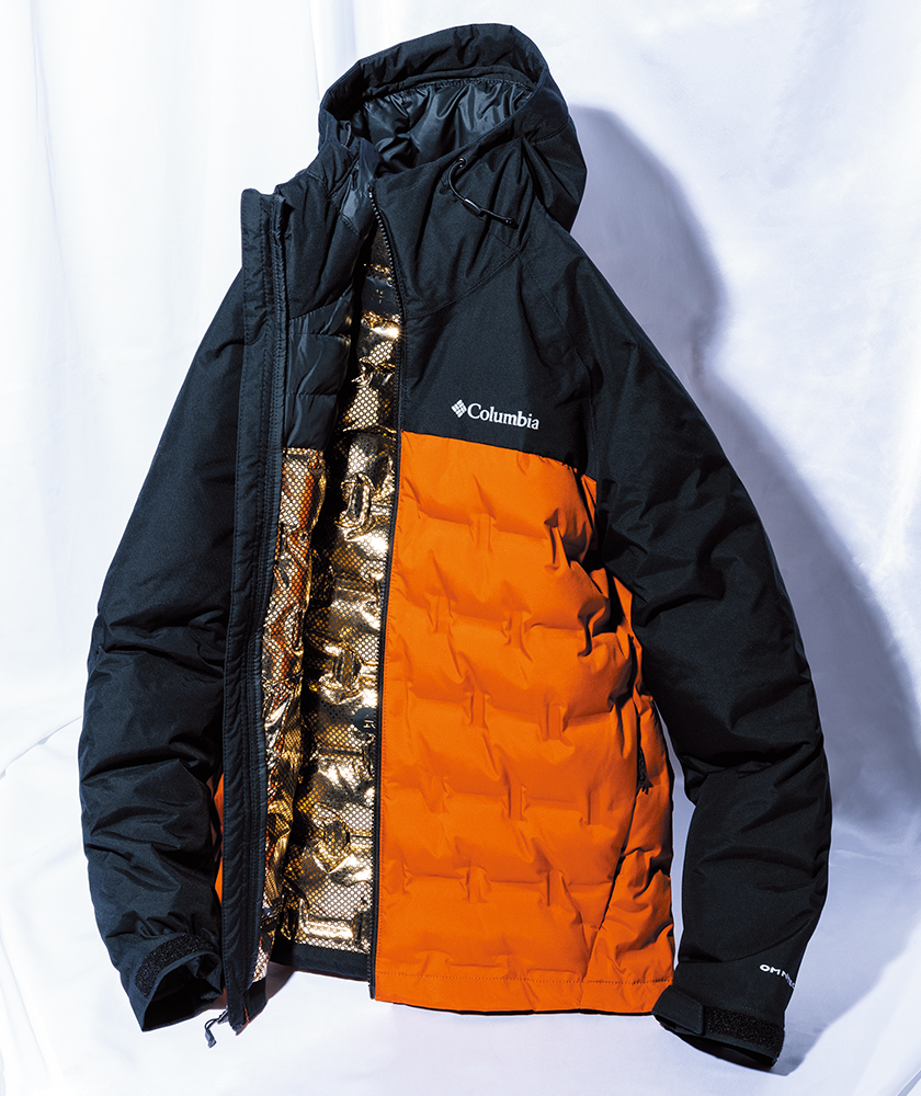 COLUMBIA コロンビアのグランドトレックⅡダウンフーデッドジャケット GRAND TREK Ⅱ DOWN HOODED JACKET