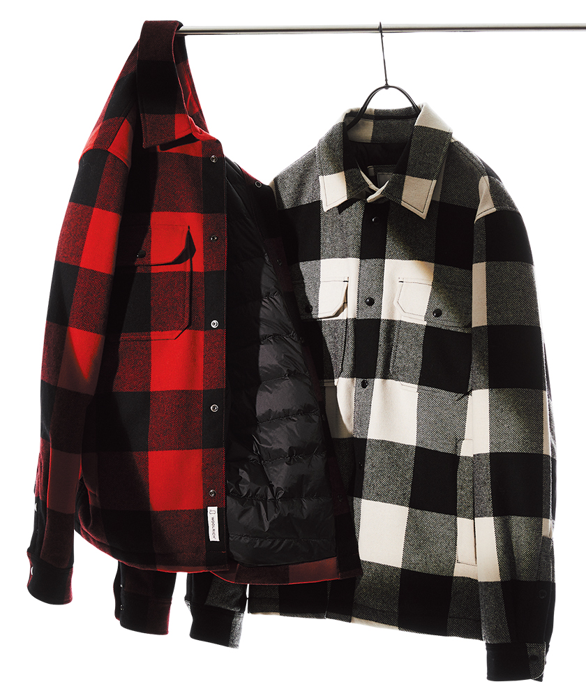 WOOLRICH ウールリッチのアラスカンウールチェック オーバーシャツ