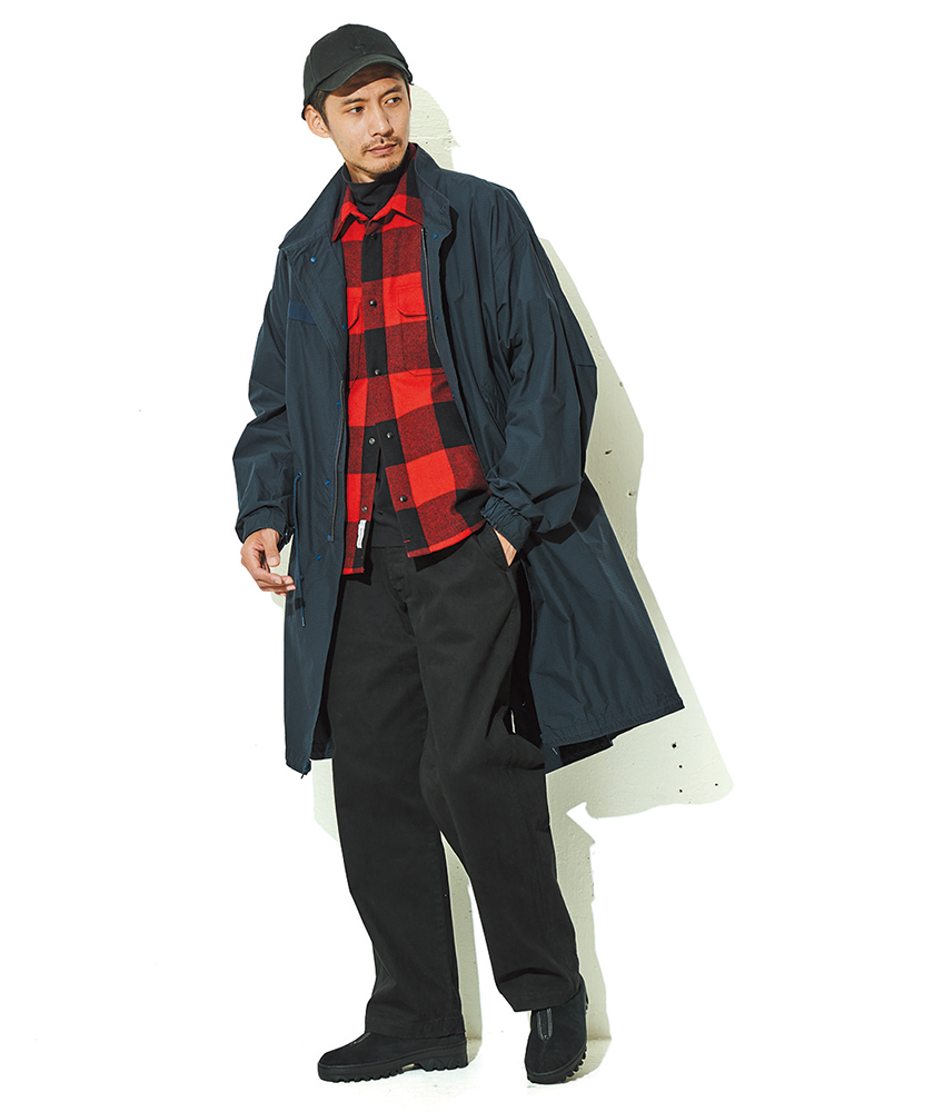 WOOLRICH ウールリッチのアラスカンウールチェック オーバーシャツ