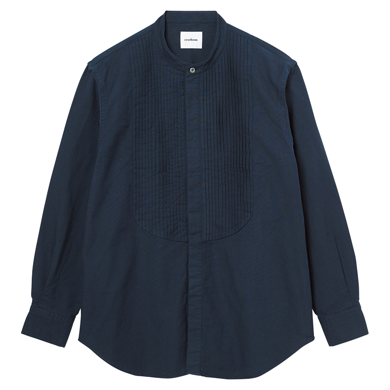 コロンのDickey Pleats Shirt Cotton Oxford