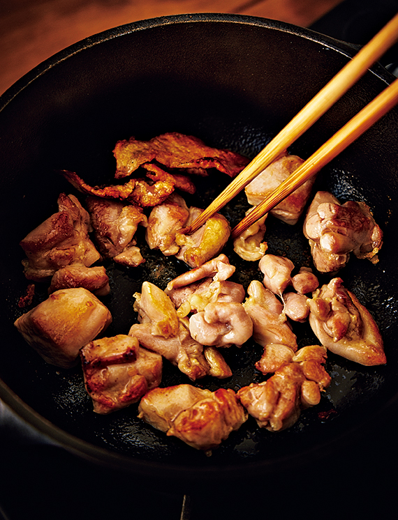 AKOMEYA TOKYOのかける焼肉で作る豆乳ジャージャー麺