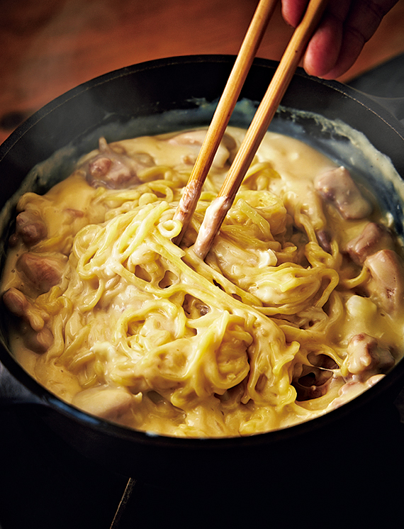 AKOMEYA TOKYOのかける焼肉で作る豆乳ジャージャー麺