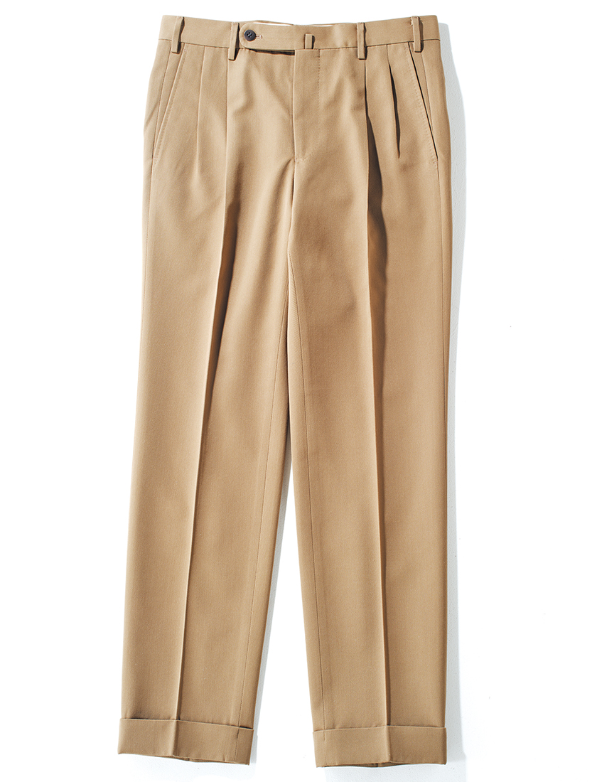 azabu tailor×EMINENTO 麻布テーラー×エミネントのドレスウールチノパンツ