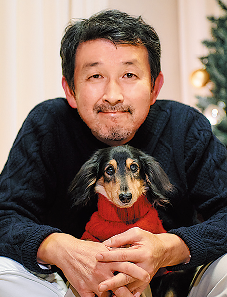 ジョシュアエリス ディレクター 山口浩久さんと愛犬のこひじちゃん