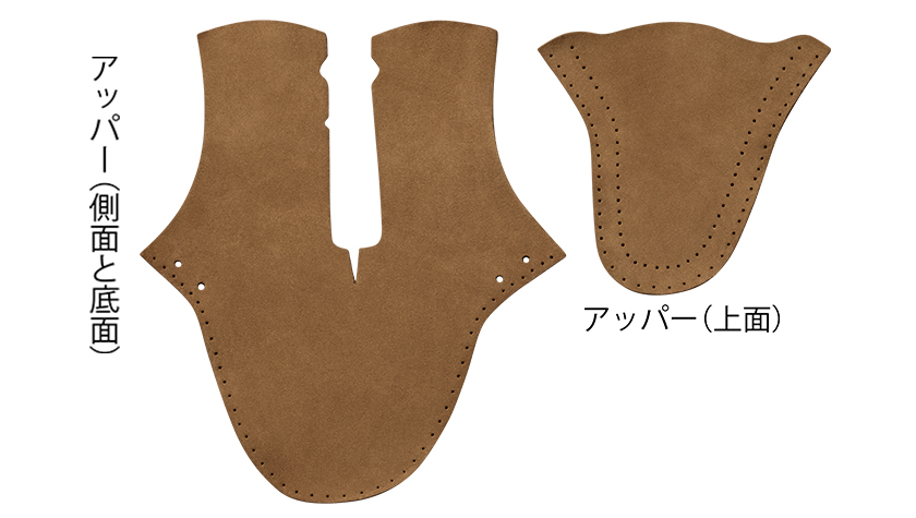 Clarks クラークス ワラビー アッパーのパーツ