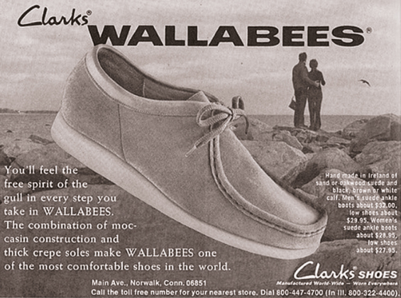 Clarks クラークス ワラビー