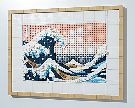 レゴ アート 葛飾北斎 富嶽三十六景 神奈川沖浪裏