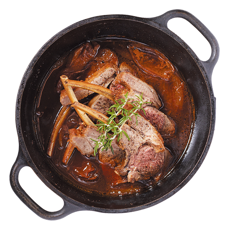 ベル食品の成吉思汗たれで作るラム肉煮込み