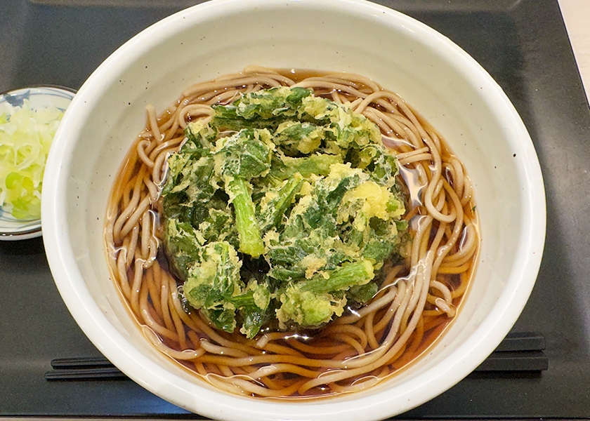 相州蕎麦 相鉄ライフ二俣川店の春菊天そば