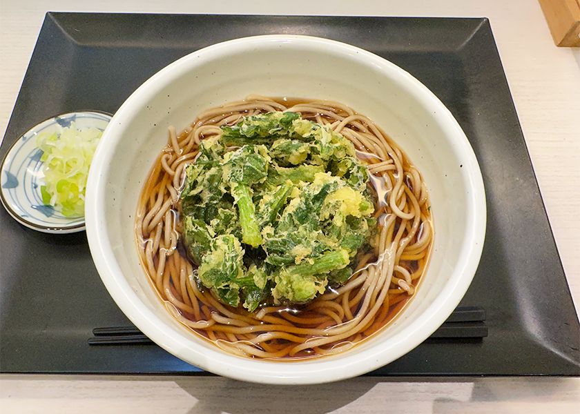 相州蕎麦 相鉄ライフ二俣川店の春菊天そば