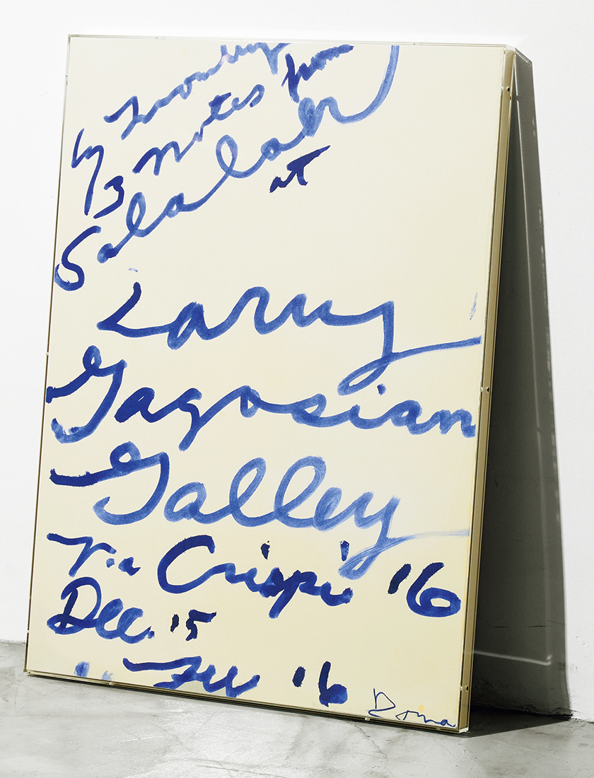GAGOSIAN ROME EXHIBITION POSTER