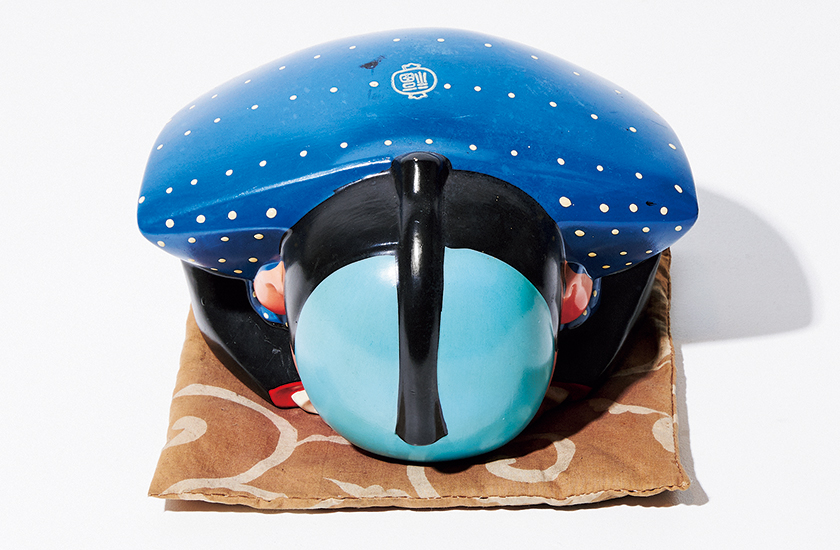 表情豊かな縁起物 papier mache