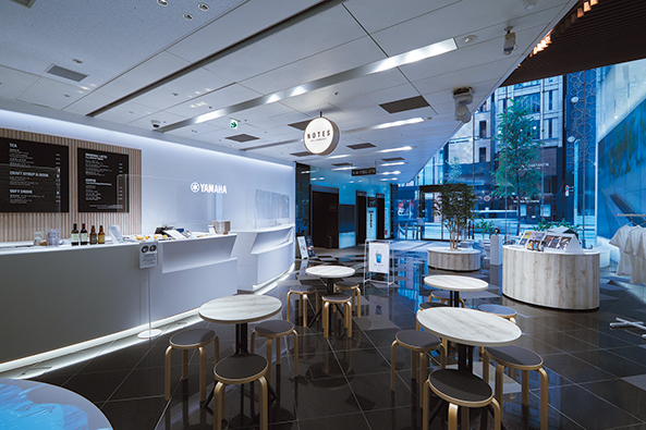 ヤマハ銀座店 YAMAHA カフェスタンド