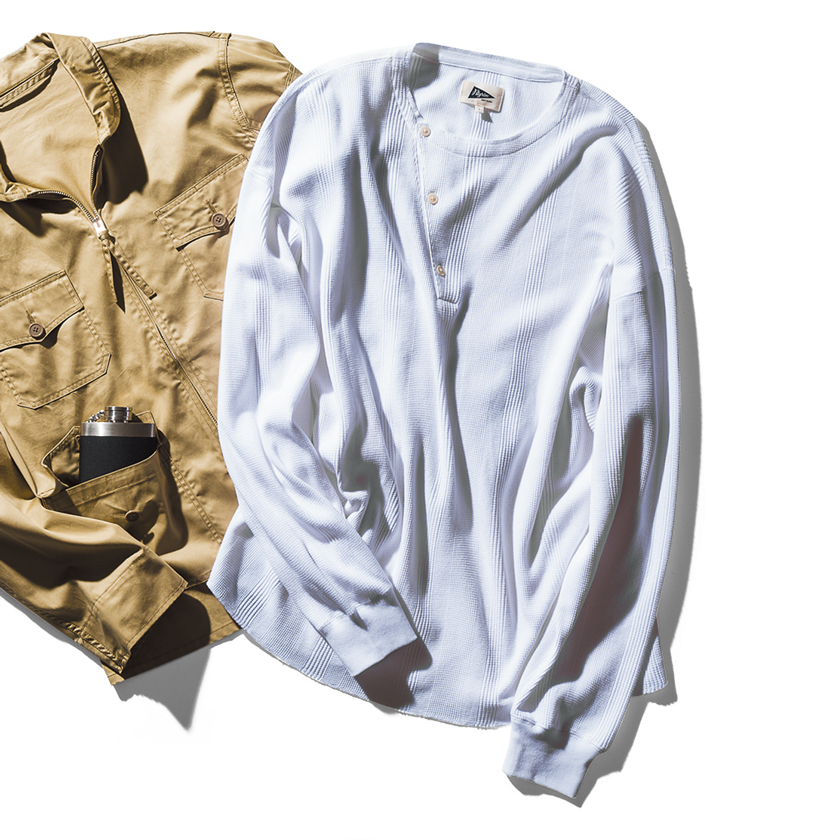 Pilgrim Surf+Supply ピルグリム サーフ+サプライのドナルドヘンリーネック ロングスリーブ